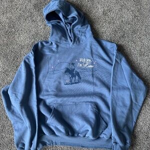 Lonely Ghost Indigo Large Hoodie